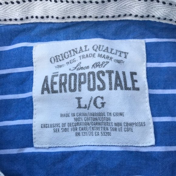 Aeropostale Men Casual Shirt Button Down Collared - Picture 4 of 7